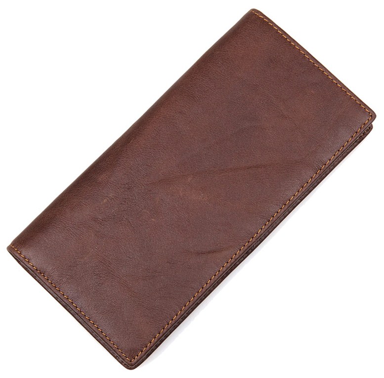 

Мужской кожаный кошелек Vintage 9х19 см Коричневый 000155146