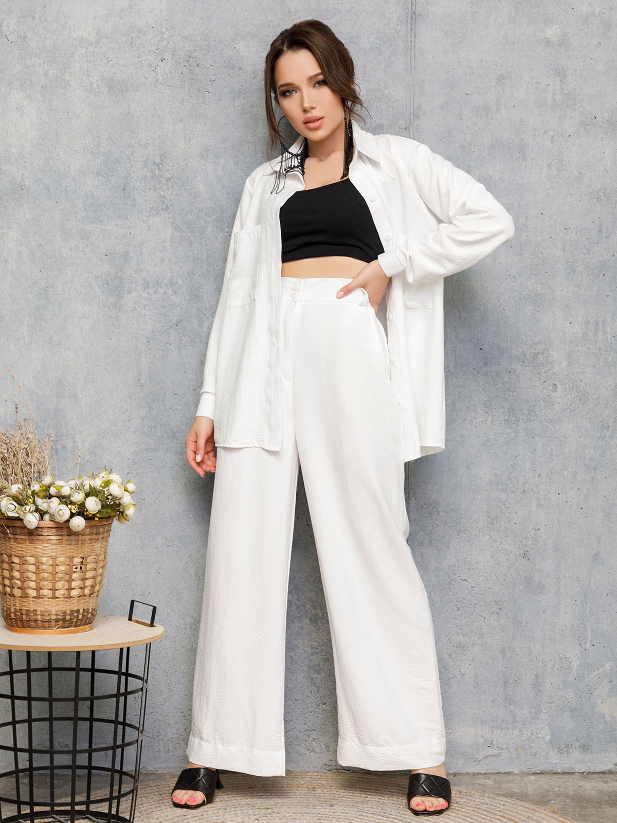

Костюм-двойка ISSA PLUS 12718 XL Белый