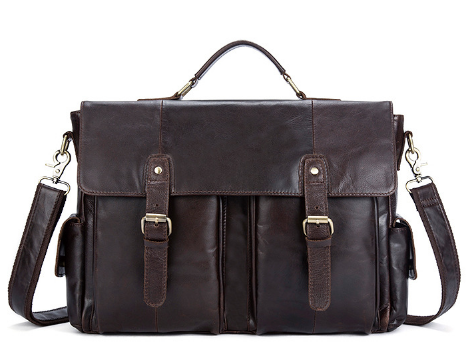

Мужской кожаный портфель Buffalo Bags 40х27х10 см Коричневый 000153249