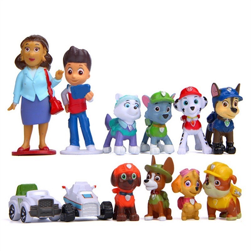 

Мини фигурки щенков 10 героев из мультфильма