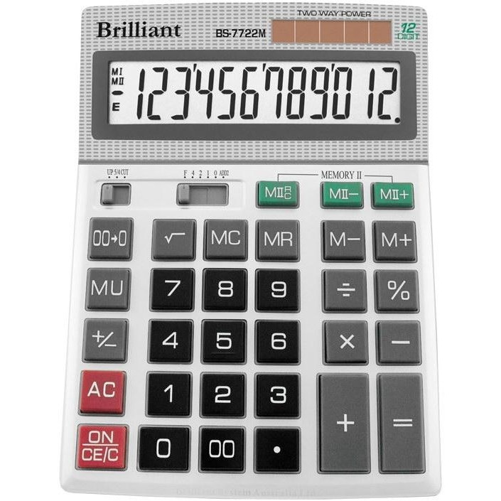 

Калькулятор профессиональный Brilliant BS-7722M (12331)
