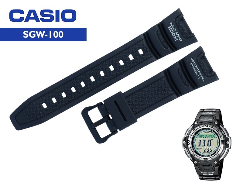 

Ремешки Casio G-Shock SGW - 100 - 1V Black Original