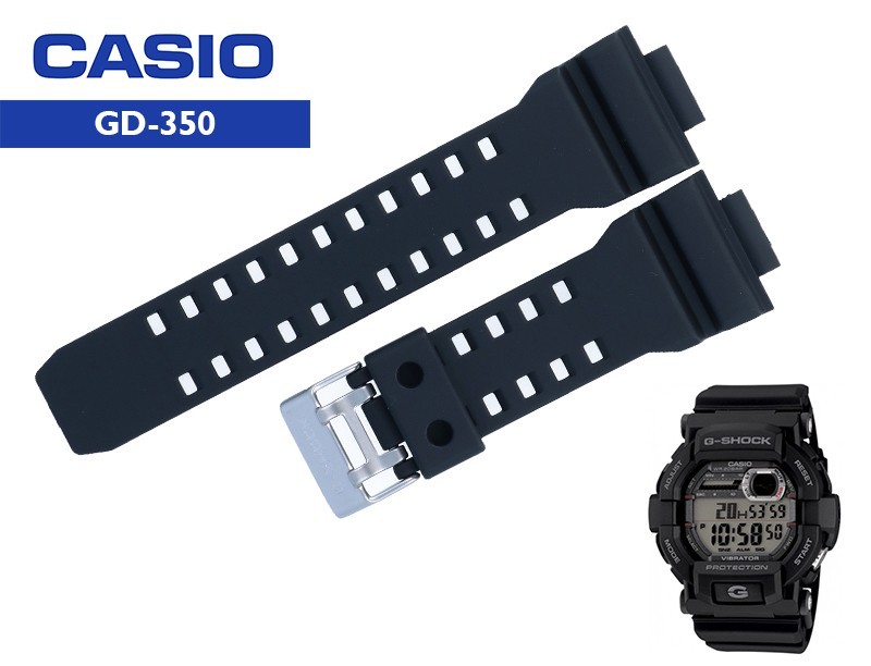 

Ремешки Casio G-Shock GD-350-1 Original черные