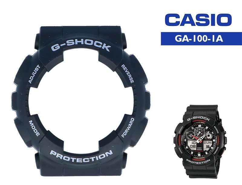

Безель Casio G-Shock GA-100 ЧЕРНОГО ЦВЕТА С БЕЛЫМИ НАДПИСЯМИ