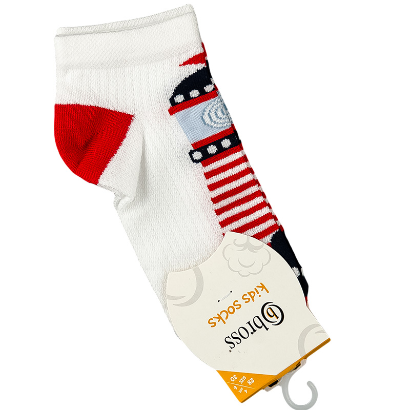 

Носки для мальчика укороченные (сеточка) BROSS 22988 2 - 4 years (обувь 25 - 27) см белый