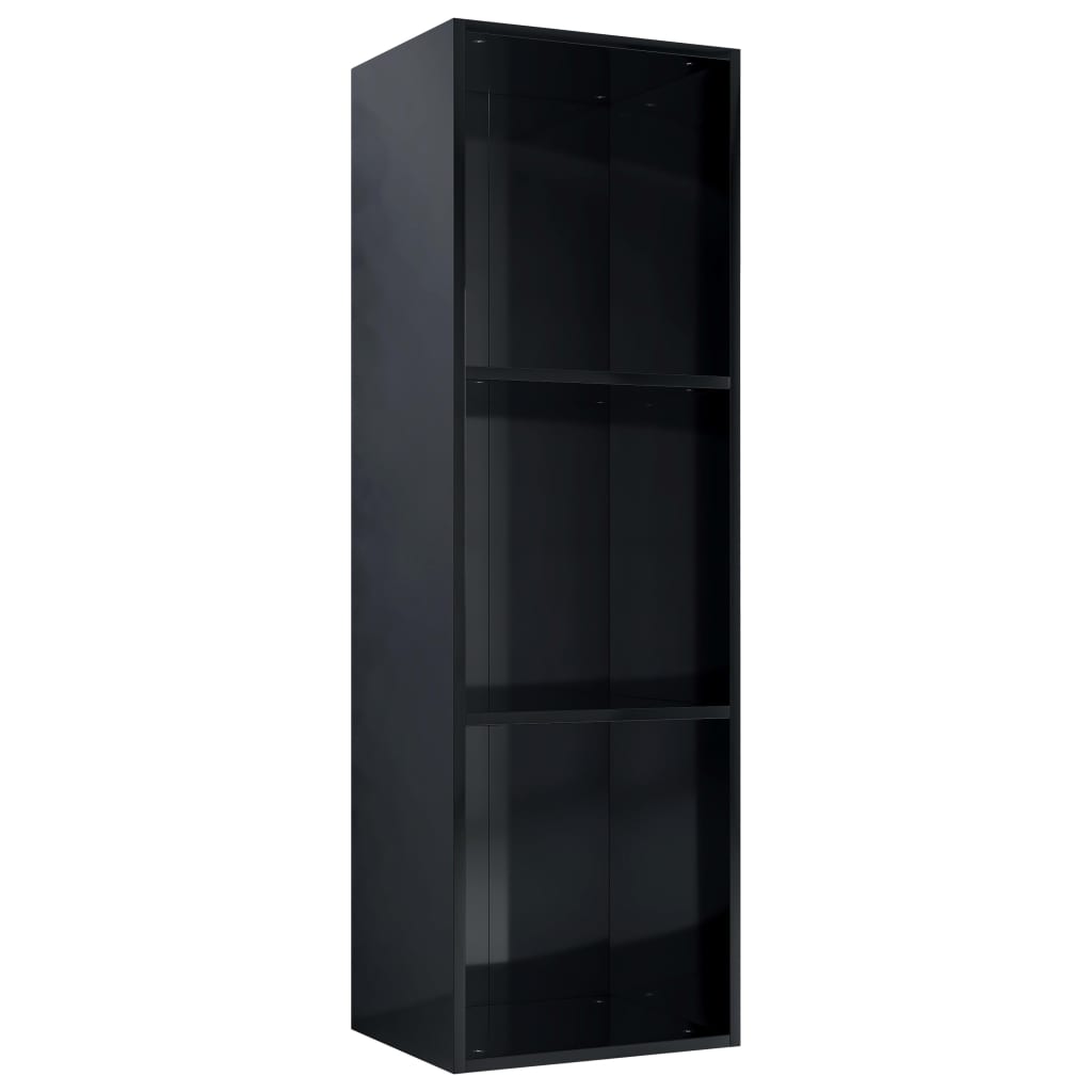 

Стелаж Shumee глянцевий 36x30x114 см чорний 800142