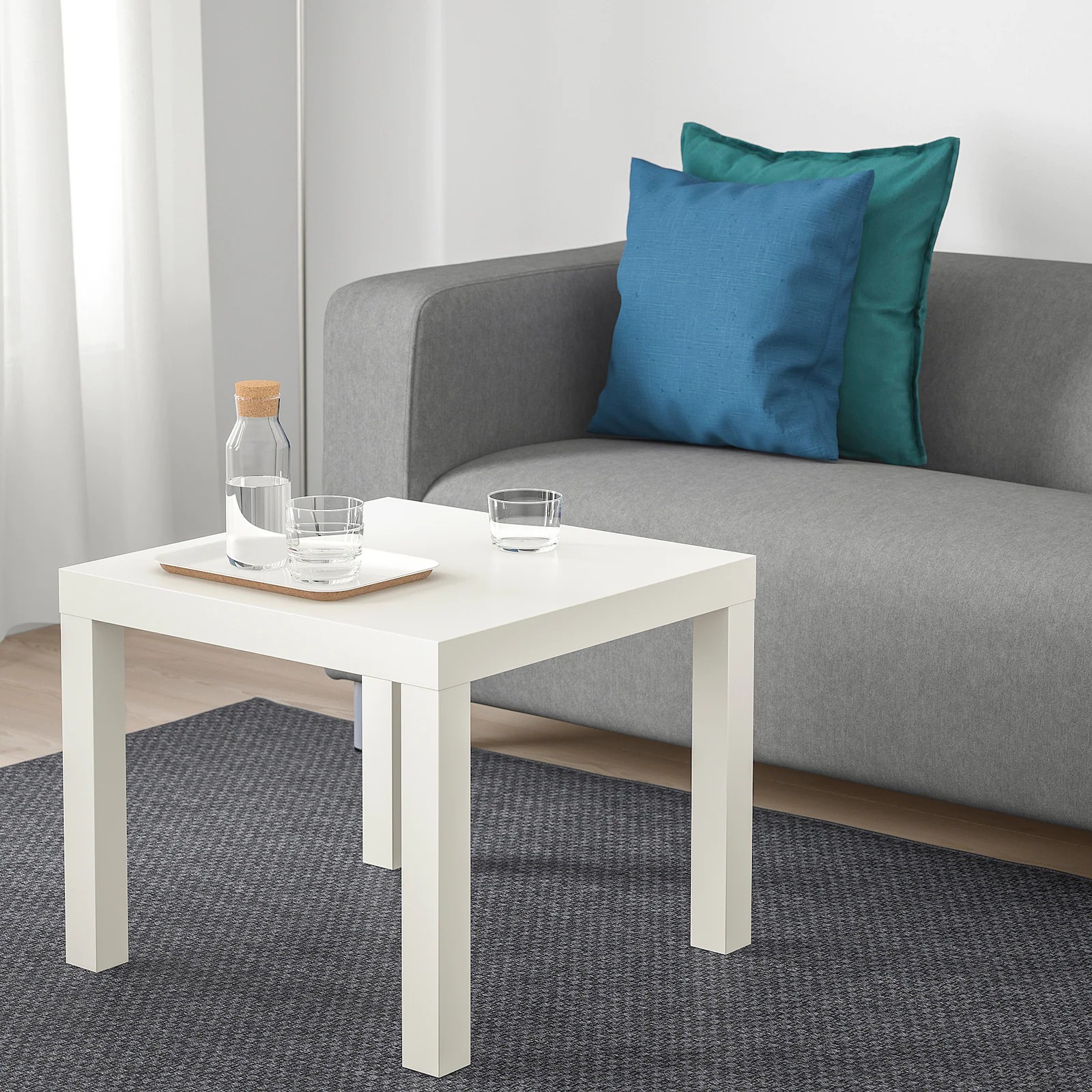 

Журнальний столик IKEA Lack білий, матовий 55x55х45 см