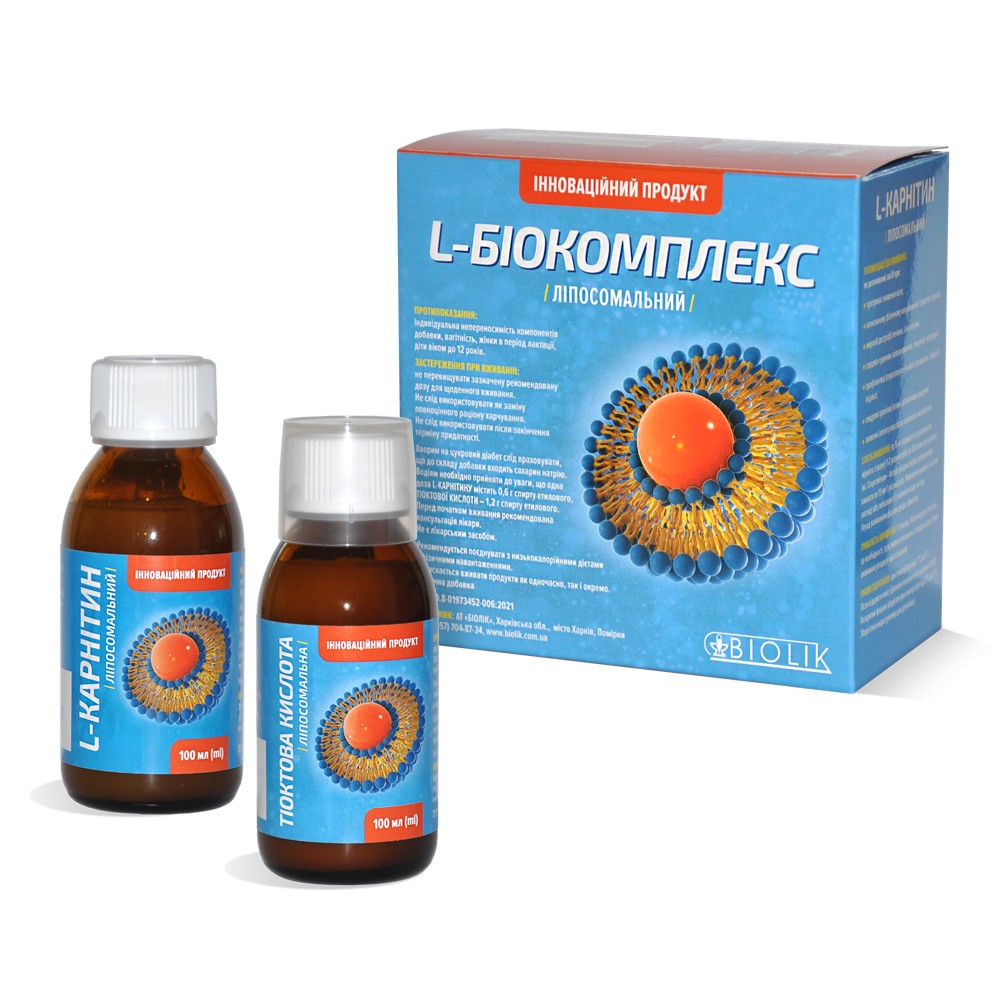 

Біологічно активна добавка L-Біокомплекс суспензія 2 флакона по 100 мл