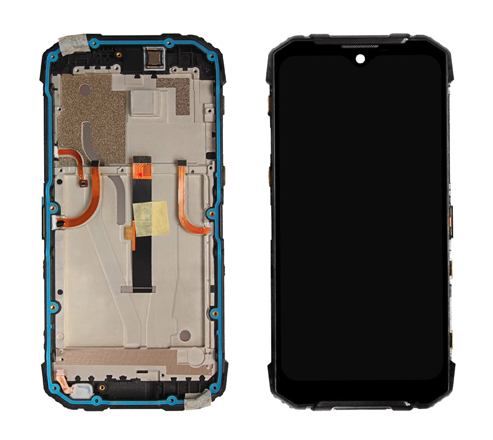 

Дисплей с передней панелью для Doogee S96 Pro с сенсором ,черный