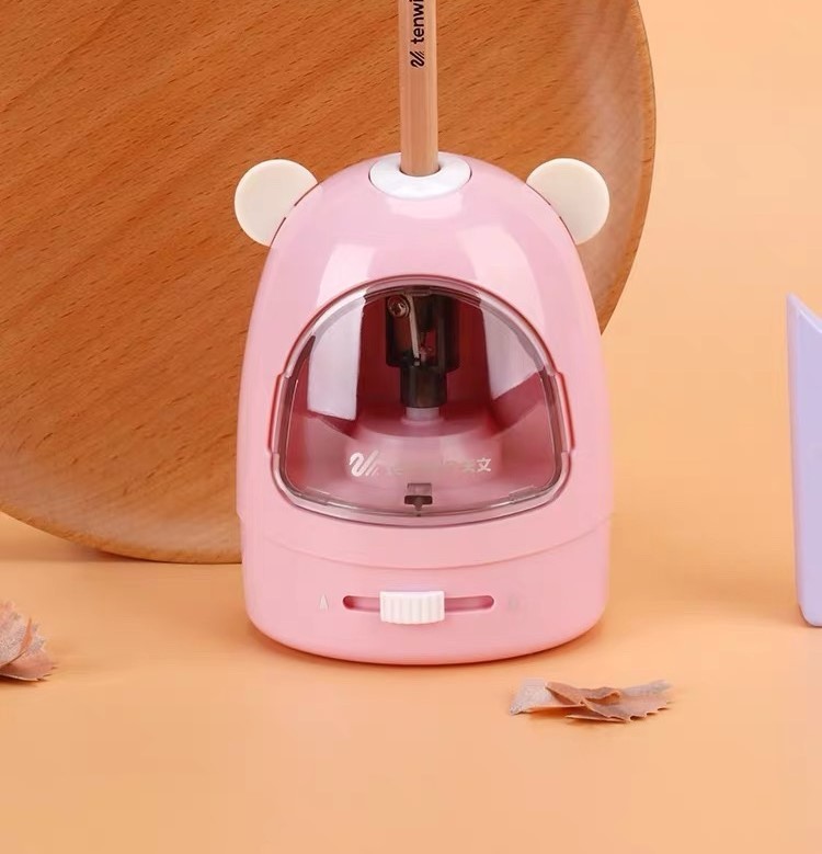 

Точилка для карандашей электрическая TEN WIN 8017 Pink (9130614387)