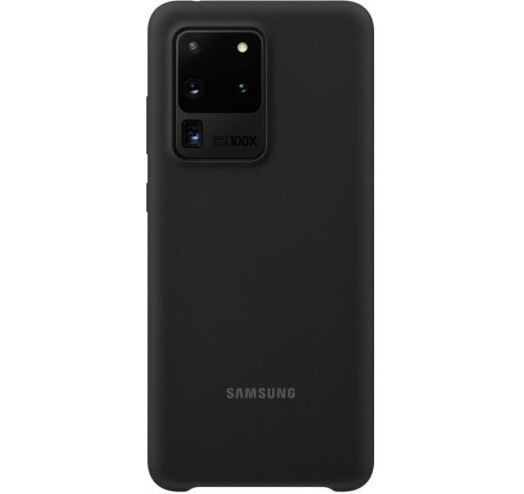 

Оригинальный защитный Чехол Silicone Cover для Samsung Galaxy S20 Ultra (G988) EF-PG988TBEG - Black