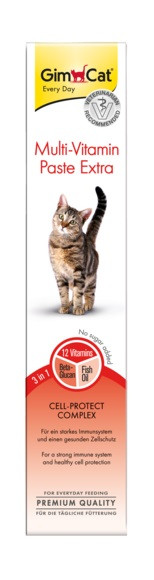 

Мультивитаминная паста GimCat Multi-Vitamin Paste Extra для кошек 200 г