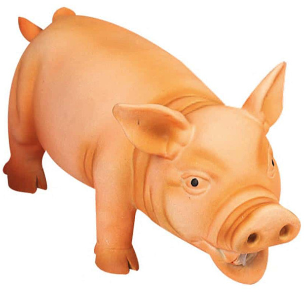 

Игрушка для собак Поросенок хрюкающий оранжевый Flamingo Swine Orange латекс 22х10х10 см