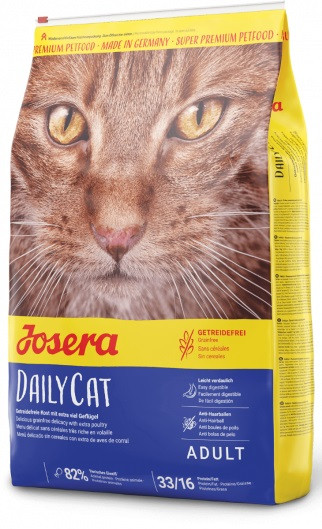 

Сухой беззерновой корм Josera DailyCat для кошек с птицей 10 кг