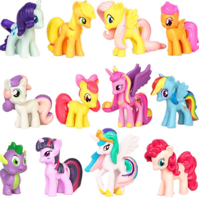 

Мини фигурки Pony Sim 12 героев из мультфильма
