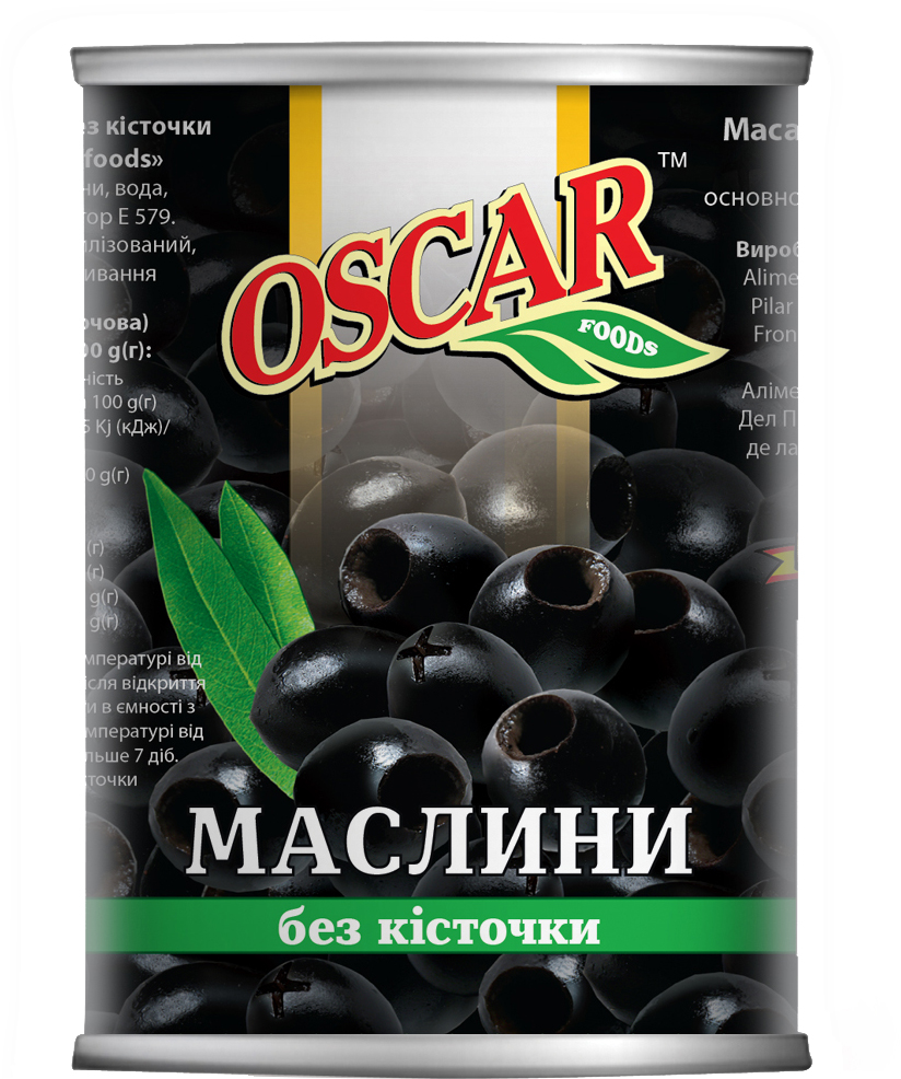 Маслины без косточки Oscar 280 г (8413552051369) – ROZETKA | Купить ...