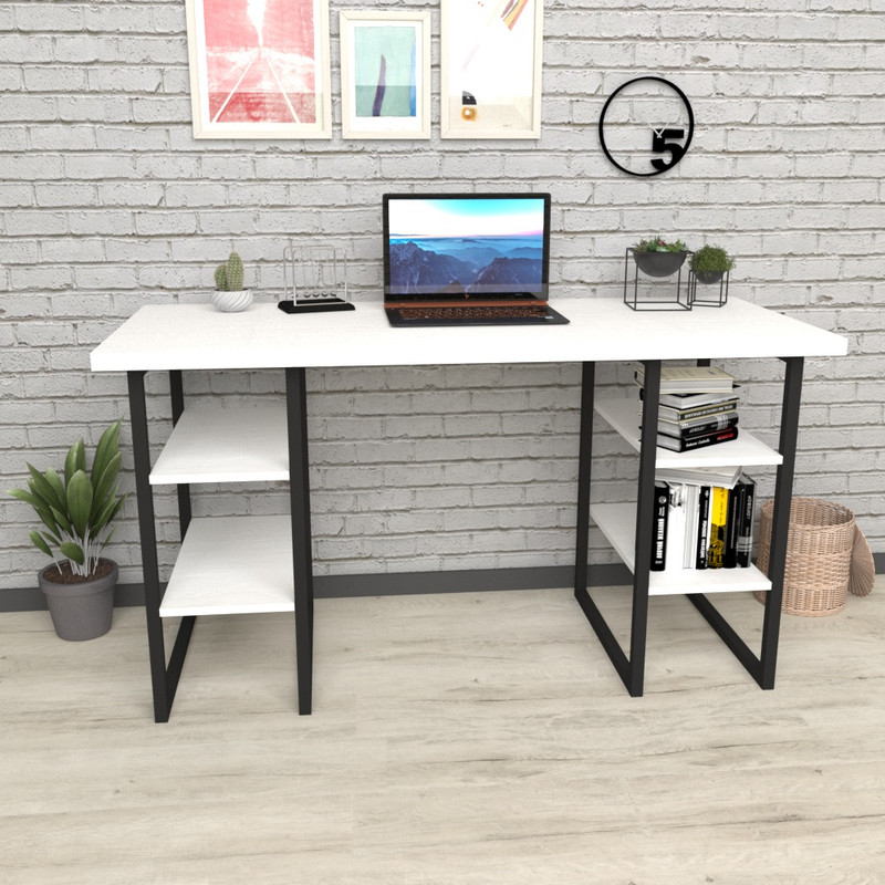 

Компьютерный стол LoftMLT S110 75x140x60 ЛДСП Белый Элит 32мм