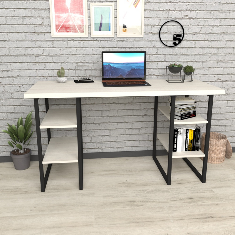 

Компьютерный стол LoftMLT S110 75x140x60 ЛДСП Дуб Шамони Светлый 32мм