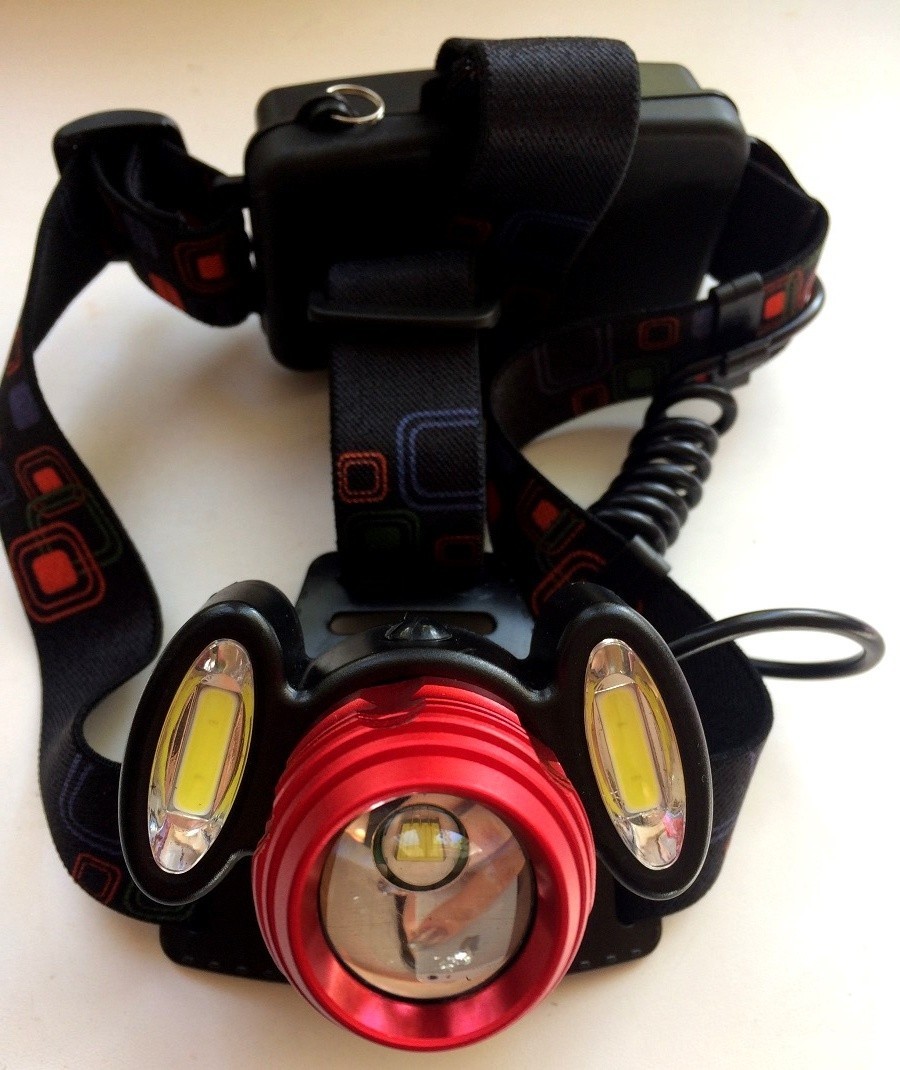 

Фонарь налобный светодиодный аккумуляторный HeadLamp WD - 116, T6, Zoom