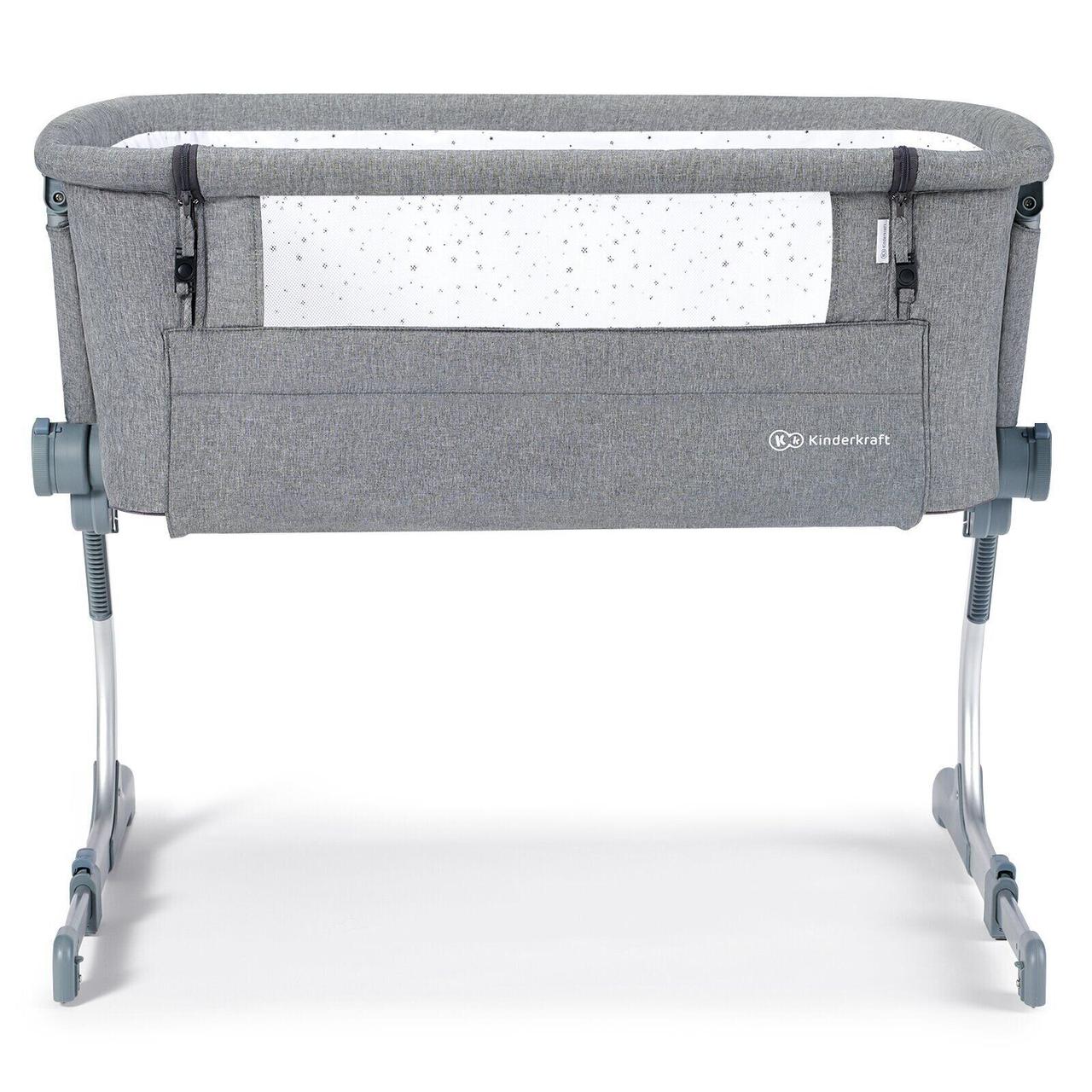 

Приставная кроватка-люлька Kinderkraft Uno Up Gray