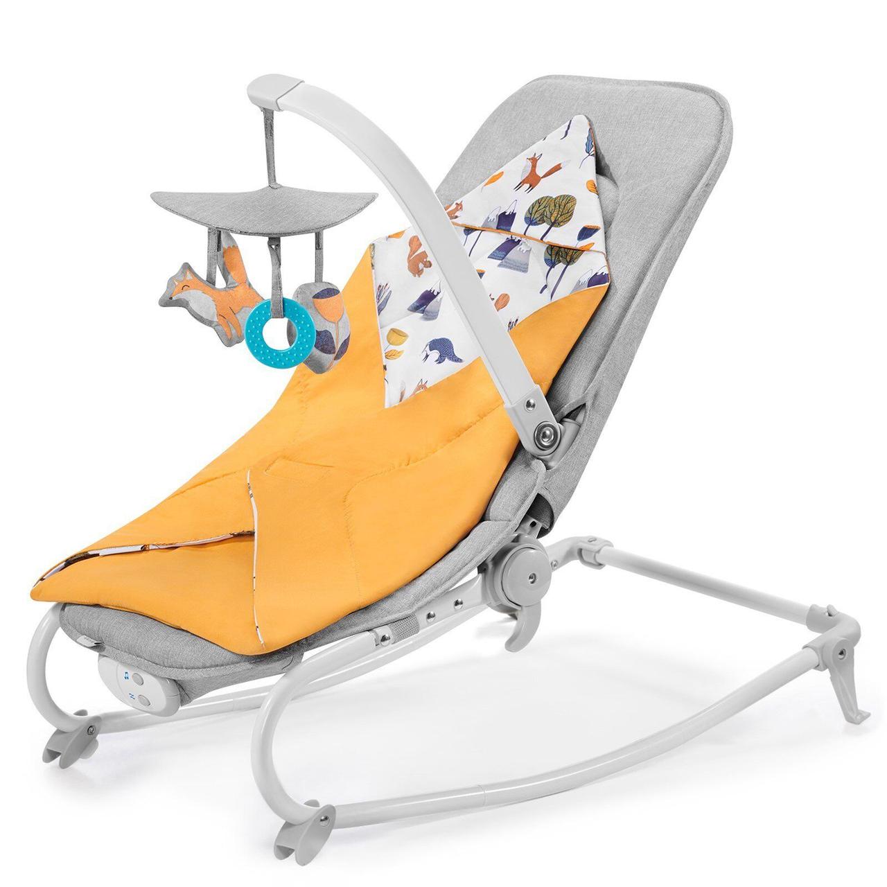 

Шезлонг-качалка Kinderkraft Felio 2020 Forest Yellow