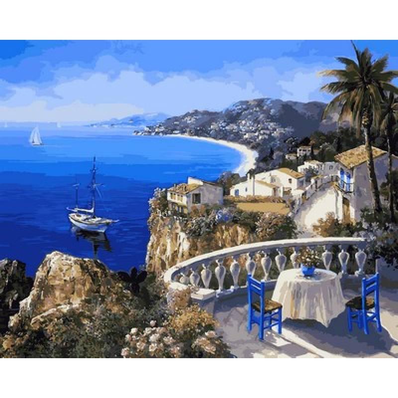 

Картина по номерам Mariposa Ницца Франция - жемчужина лазурного берега 40Х50см Q2108