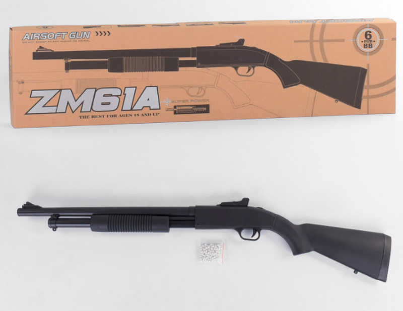 

Детское игрушечное ружье дробовик CYMA ZM61А