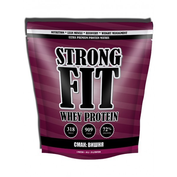 

Протеин Strong Fit Whey Protein 909 грамм Вишня