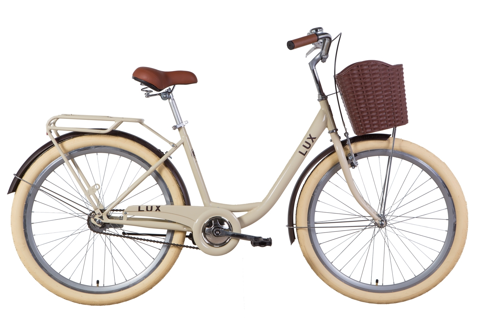 

Велосипед 26" Dorozhnik LUX Velosteel бежевый 2021