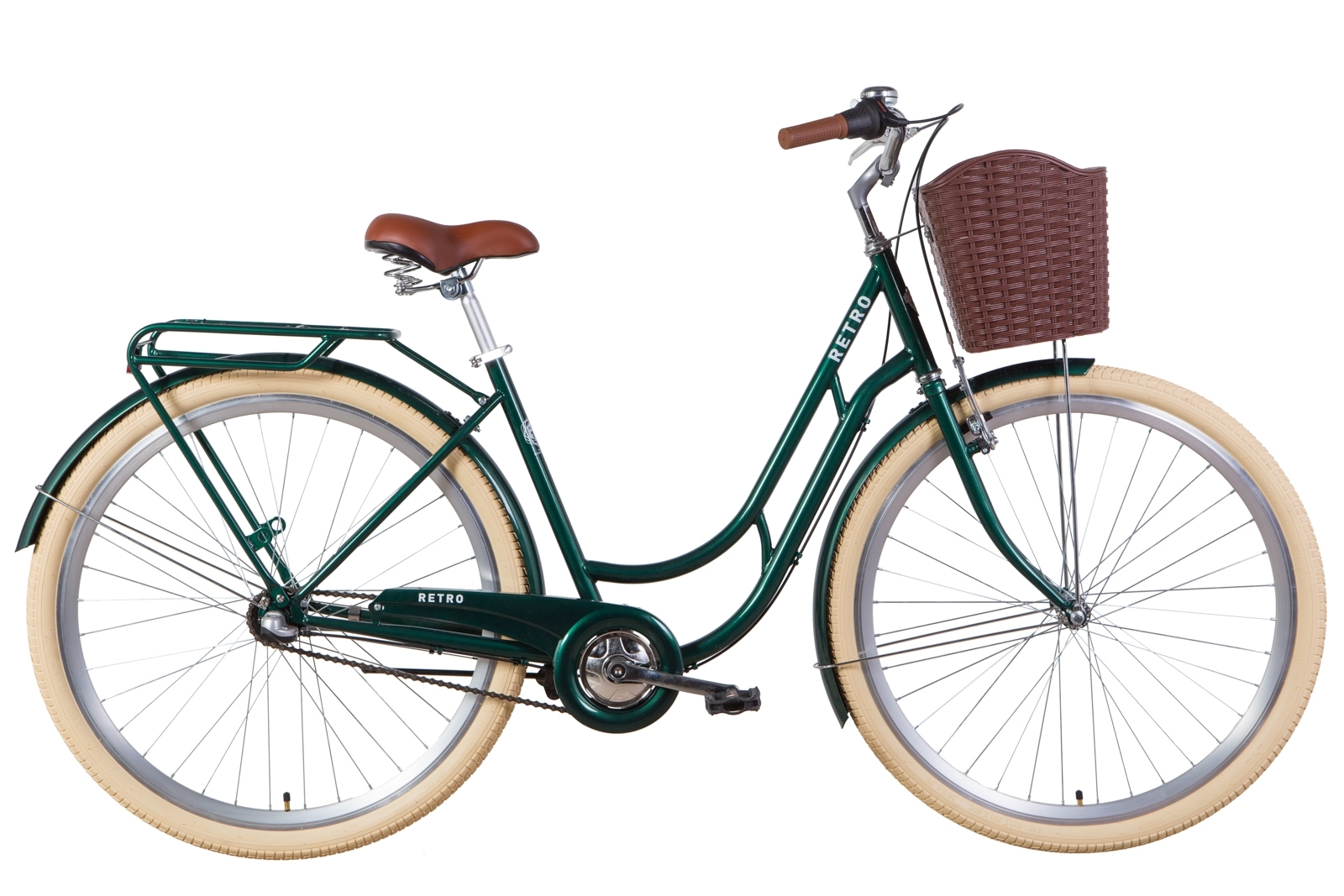 

Велосипед 28" Dorozhnik RETRO планет. зеленый 2021
