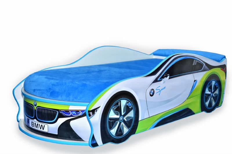 

Кровать машина Mebelkon БМВ Спейс 180х80 Зеленый