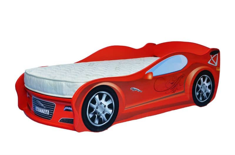 

Кровать машина Mebelkon Ягуар М1 170х80 красный