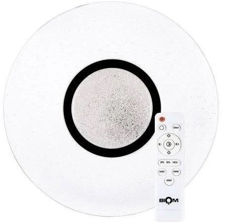 

Светильник светодиодный накладой Biom SMART SML-R07-50 3000-6000K 50W 3000K-6000K ИК пульт д | у (400*70)