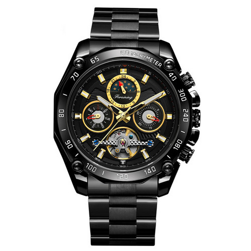 

Часы наручные Forsining 6913 All Black