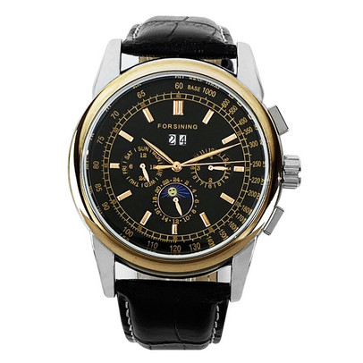 

Часы наручные Forsining 319 Black-Cuprum-Black