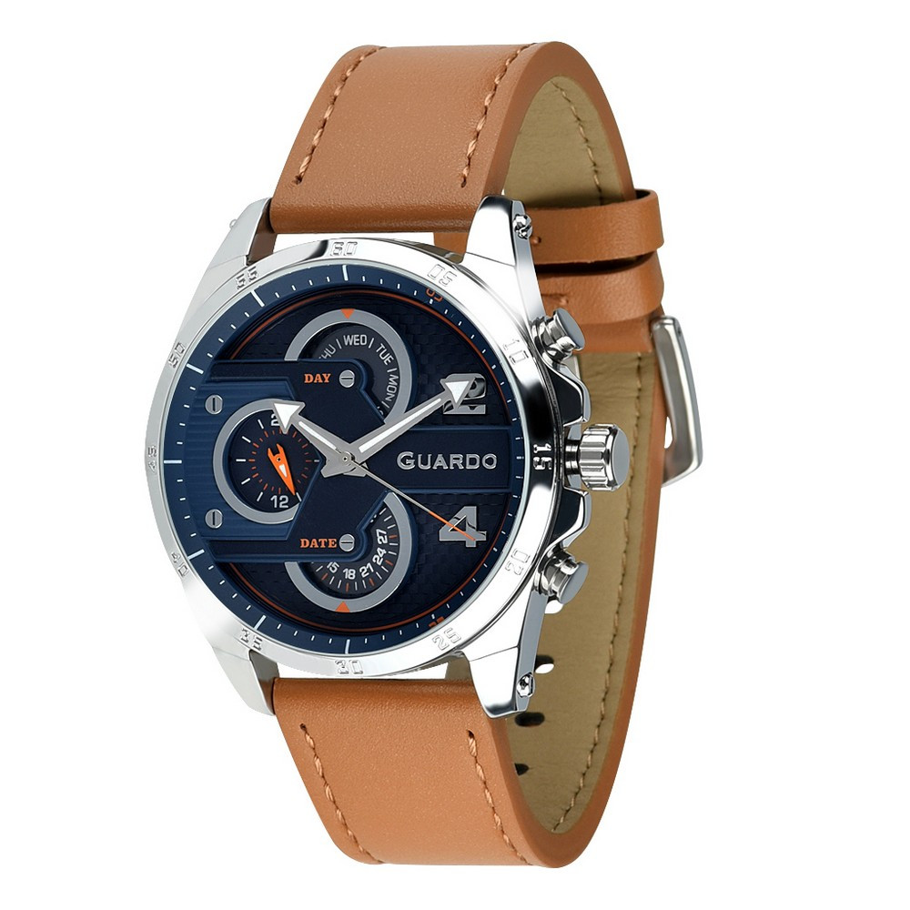 

Часы наручные Guardo B01318-3 Brown-Silver-Blue