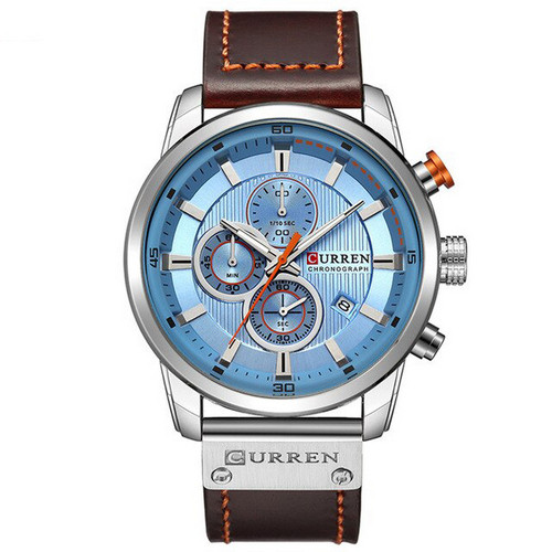 

Часы наручные Curren 8291 Silver-Blue