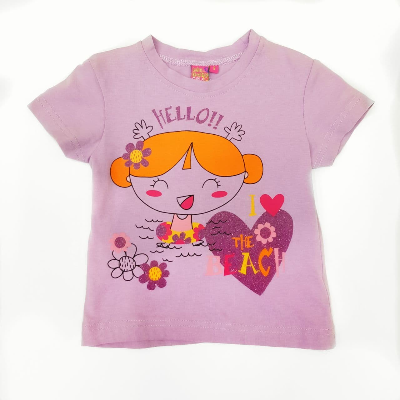 

Футболка Losan Mc baby girls (016101304/82) Светло-сиреневый 5 Years-110 см