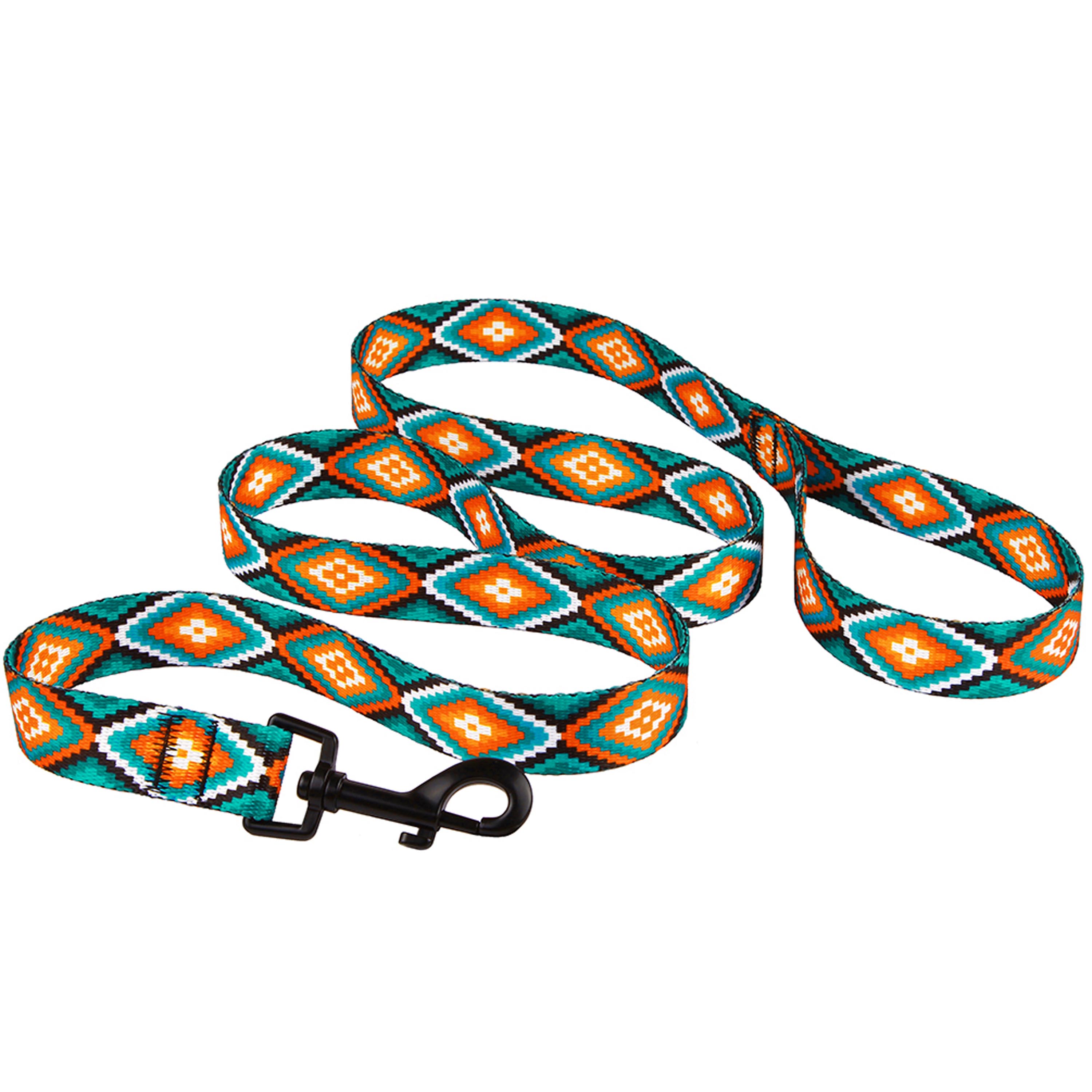

Поводок Для Собак Bronzedog Urban Tribal Ромб Разноцветный 20 мм 152 см (61/1334)