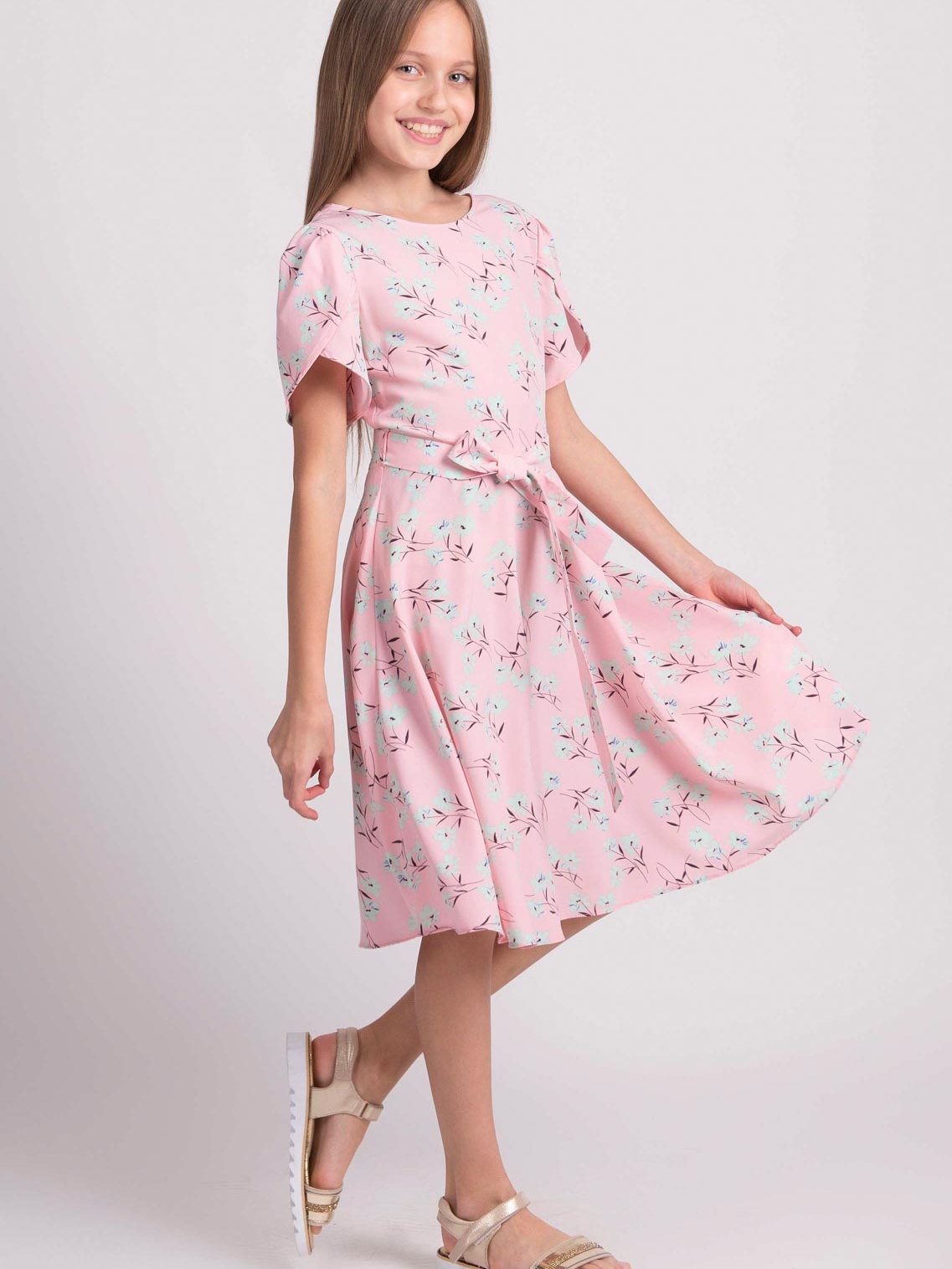 

Платье ANDRE TAN Kids K40016P 128-134 см Розовое