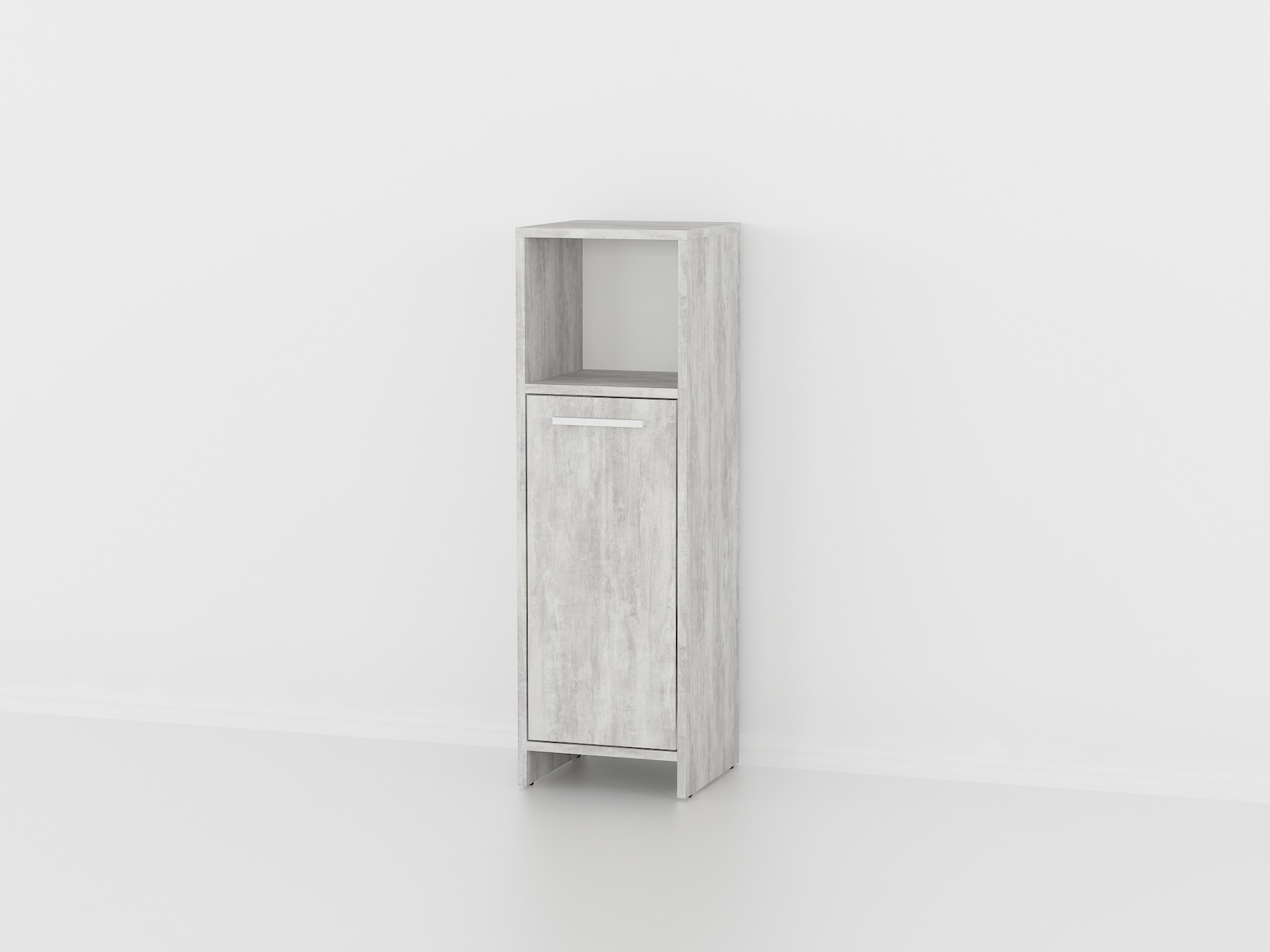 

Пенал с полкой и дверцой Forte Wilmer 950x300x300 Бетон