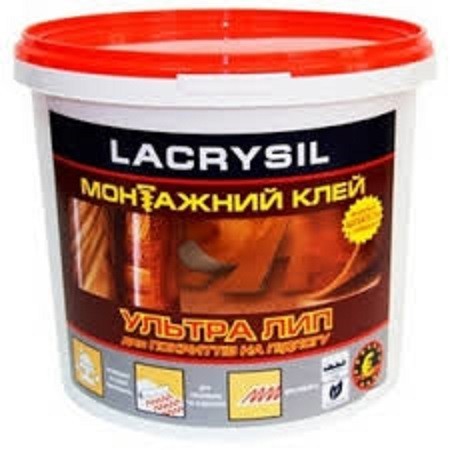

Монтажный клей Lacrysil, на акриловой основе, 3 кг