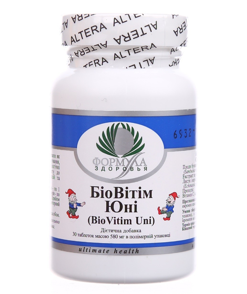 

Натуральная добавка Archon Vitamin Corporation БиоВитим Юни 30 таблеток (4996-3)