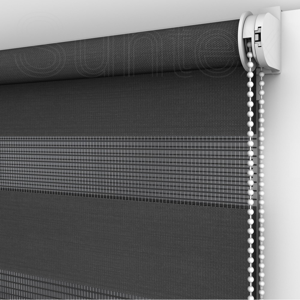 

Жалюзи День-Ночь Classic DN216 Black Peat 50 x 200 см