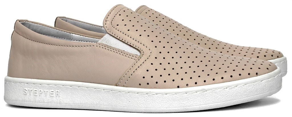 

Женские слипоны Stepter 7632 38 размер розовая кожа