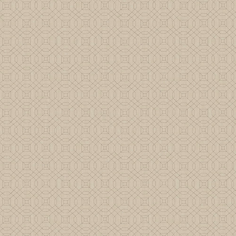 

Обои Galerie Metallic FX W78219 лабиринт бежевый 0.53 х 10.05 м
