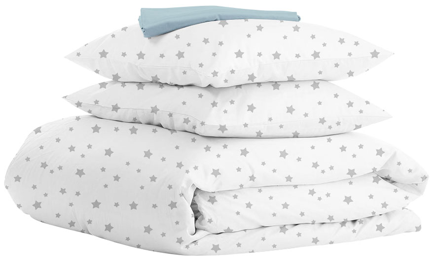 

Комплект постельного белья Cosas Star Grey Light Blue 160х220