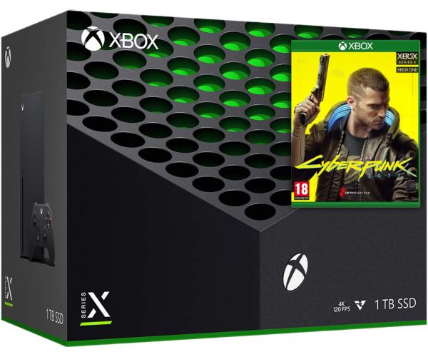 

Microsoft Xbox Series X 1Tb + Cyberpunk 2077 (русская версия)