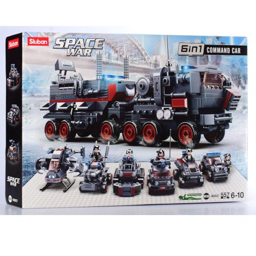 

Конструктор SLUBAN M38-B0927 Командний автомобіль, 6 в 1