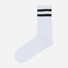

Носки H&M 106-1357986 34-36 Белый/Полоска
